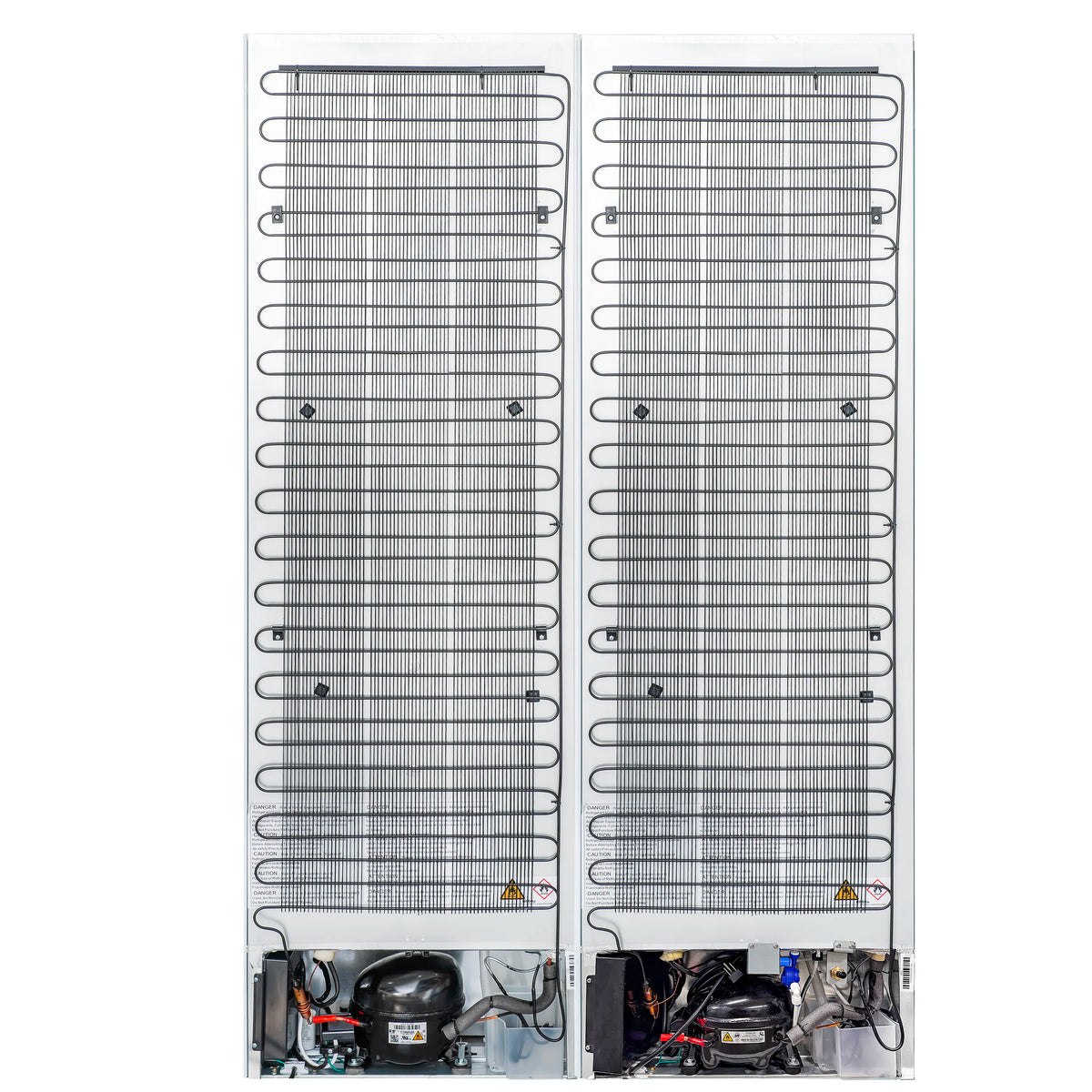 Forno Rivestito 42-Inch Built-In Panel Ready Refrigerator with Double Bottom Freezer, 16.9 Cu. Ft., Ice Maker, Total No Frost, Fast Cool & Fast Freeze (FFRBI1794-42)