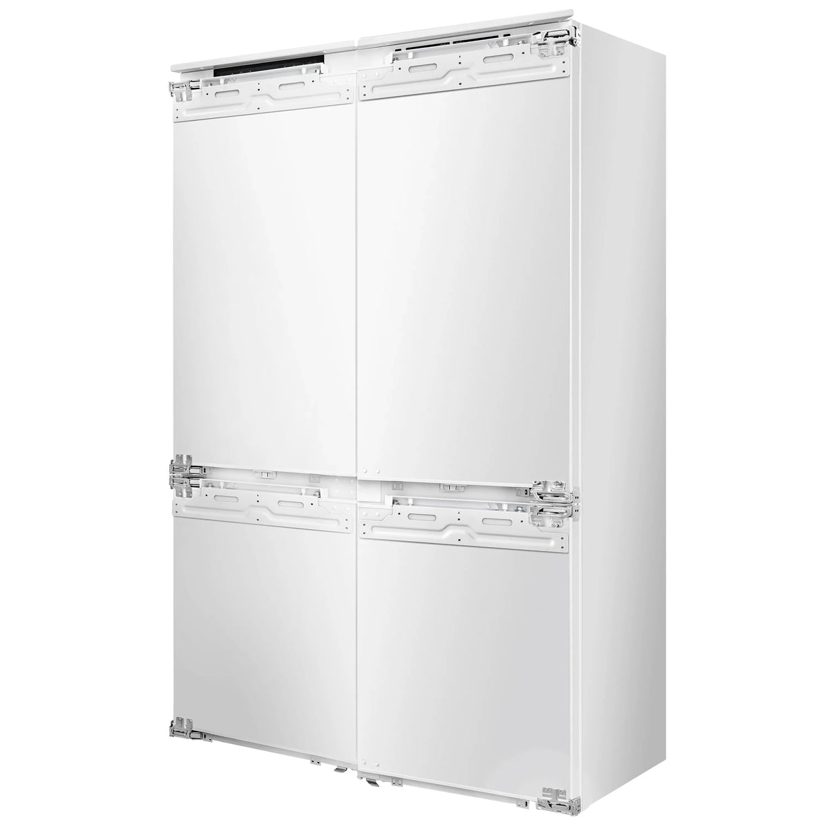 Forno Rivestito 42-Inch Built-In Panel Ready Refrigerator with Double Bottom Freezer, 16.9 Cu. Ft., Ice Maker, Total No Frost, Fast Cool & Fast Freeze (FFRBI1794-42)