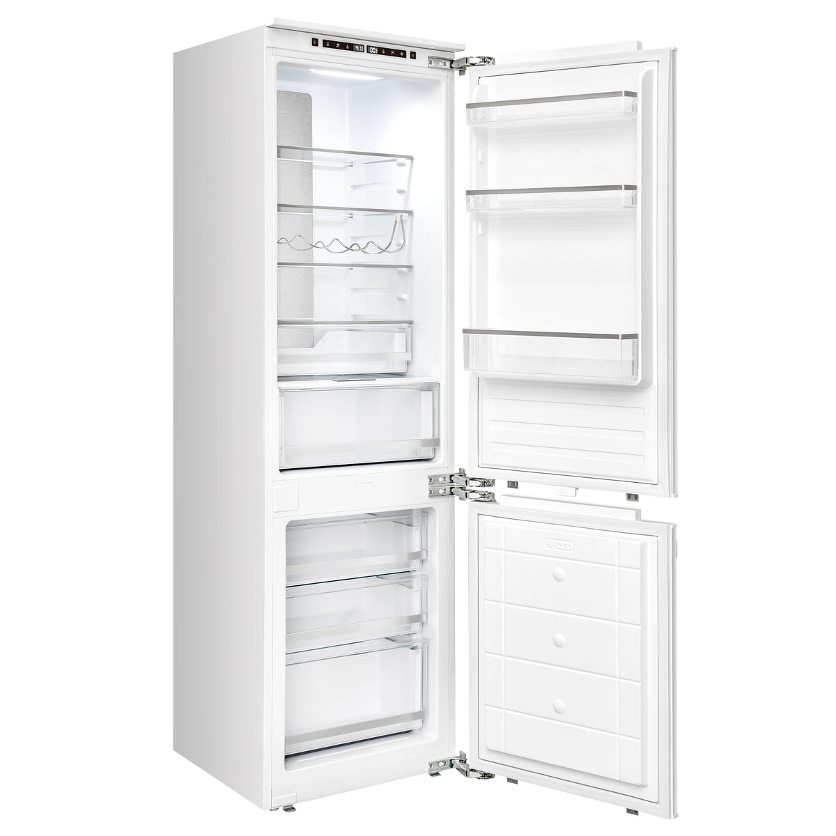 Forno Rivestito Built-In 22-Inch 8.6 Cu. Ft. Refrigerator with  Bottom Freezer in Panel Ready, Total No Frost, Fast Cool & Fast Freeze (FFRBI1798-21)