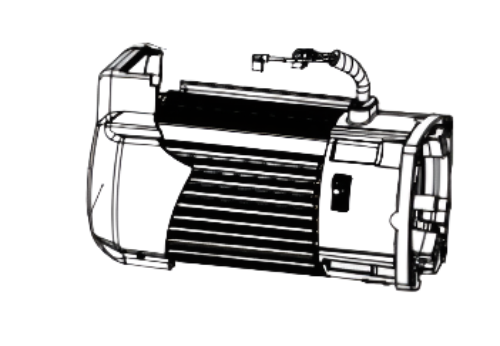 Pentair | 358089 | WhisperFloXF VS 5HP Motor with Fan Shroud – Replacement for Model 358090