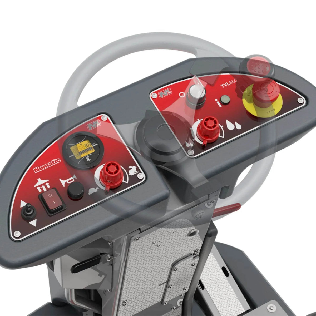 NaceCare TVL 850/150T Ride-On Floor Scrubber 918291 - controls