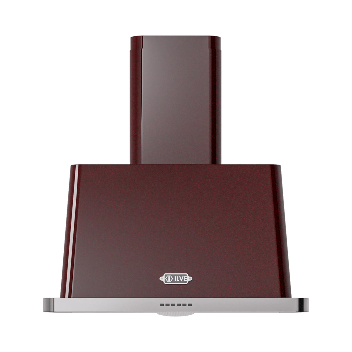 ILVE Majestic 30-Inch Wall-Mount Range Hood, 600 CFM, Burgundy (UAM76BU)