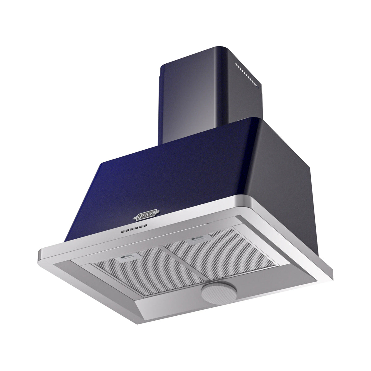 ILVE Majestic 30-Inch Wall-Mount Range Hood, 600 CFM, Midnight Blue (UAM76MB)