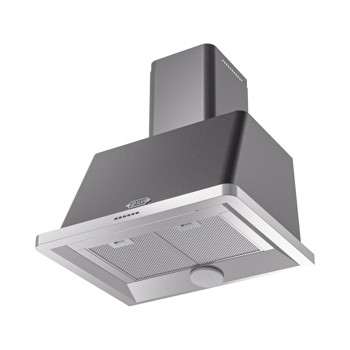 ILVE Majestic 30-Inch Wall-Mount Range Hood, 600 CFM, Graphite Matte (UAM76MG)