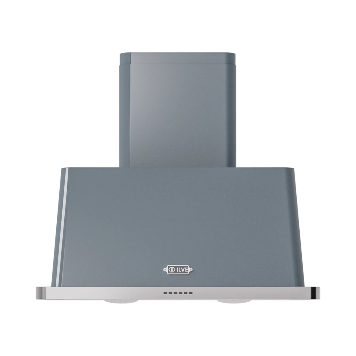 ILVE Majestic 36-Inch Wall-Mount Range Hood, 600 CFM, Blue Grey (UAM90BG)