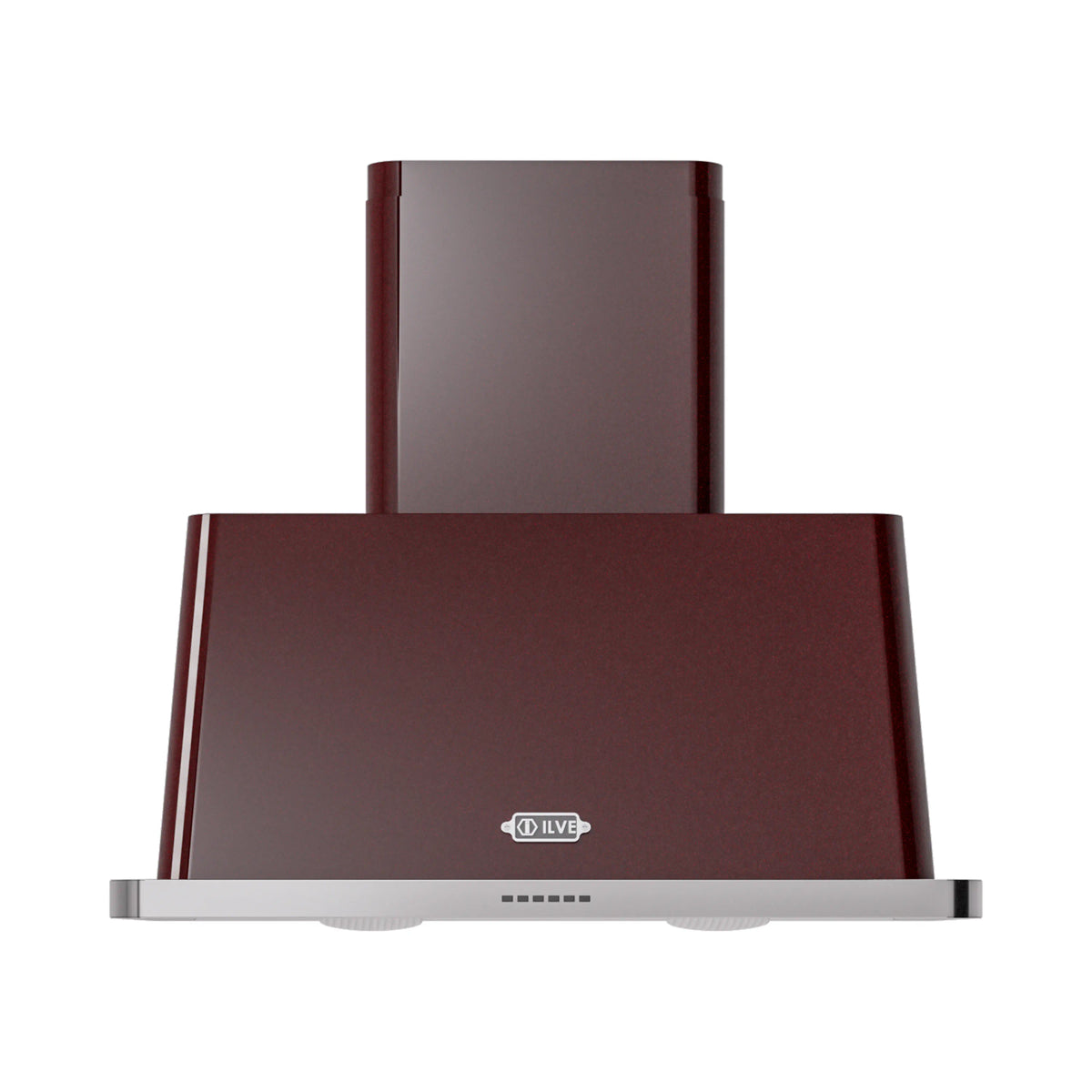ILVE Majestic 36-Inch Wall-Mount Range Hood, 600 CFM, Burgundy (UAM90BU)