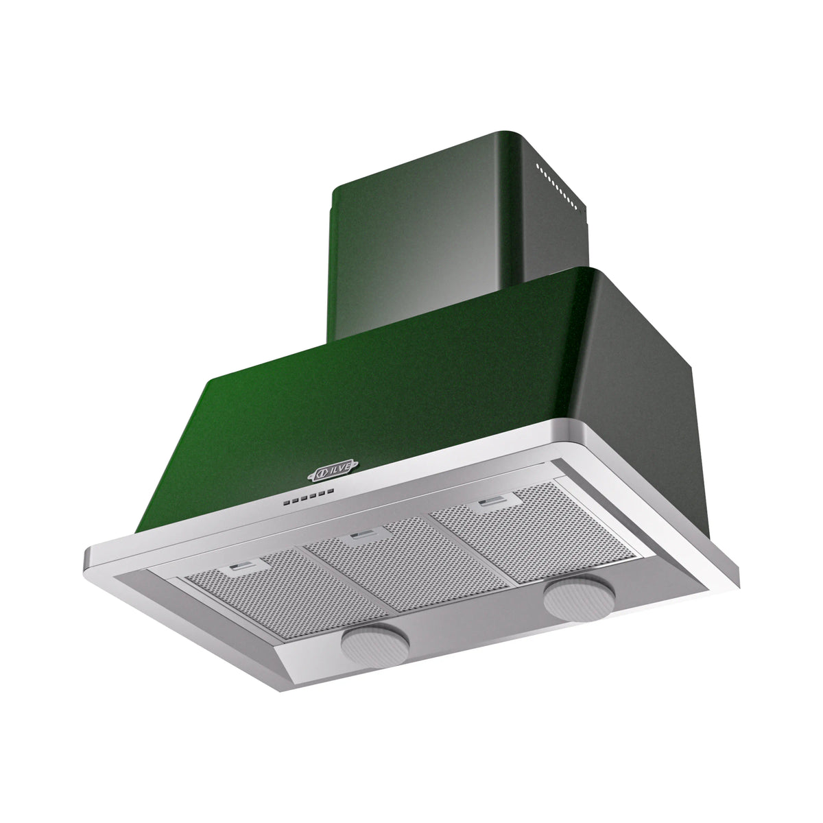 ILVE Majestic 36-Inch Wall-Mount Range Hood, 600 CFM, Emerald Green (UAM90EG)
