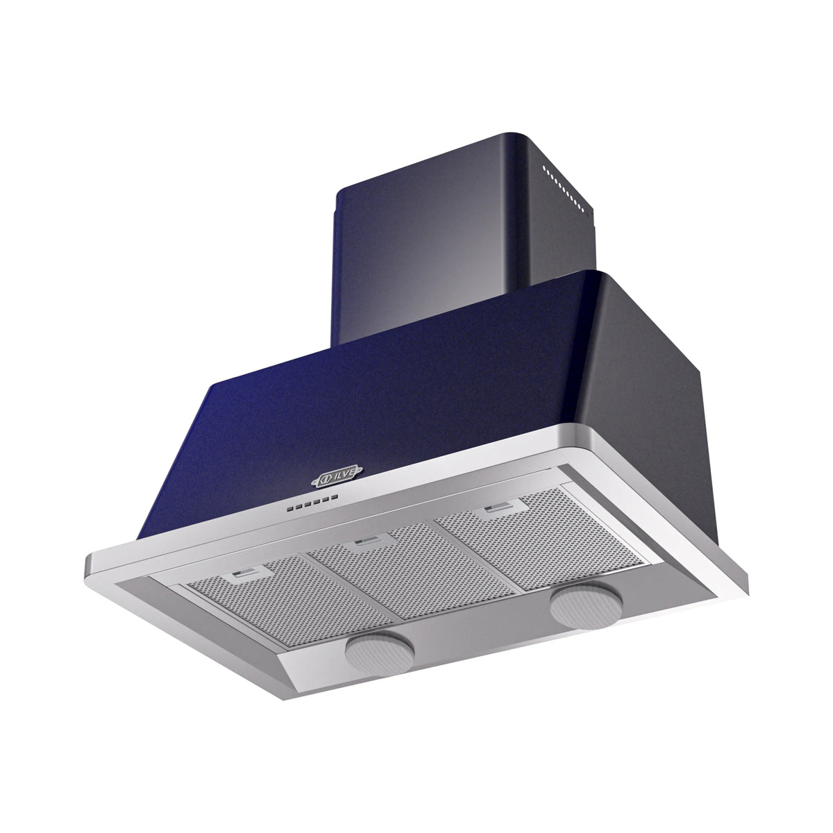 ILVE Majestic 36-Inch Wall-Mount Range Hood, 600 CFM, Midnight Blue (UAM90MB)