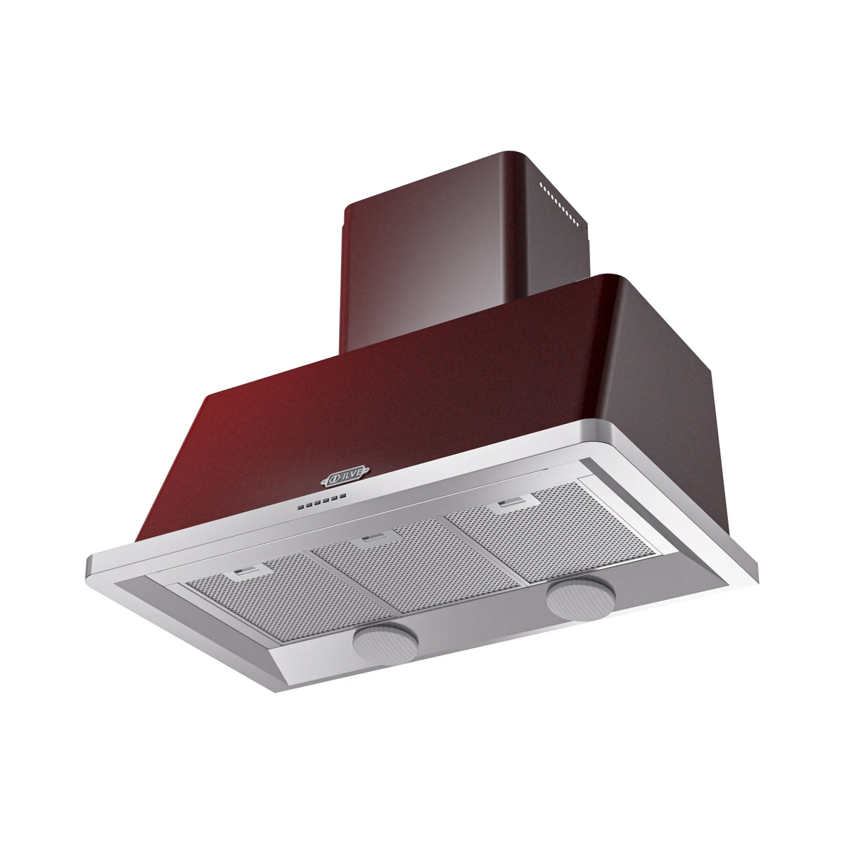 ILVE Majestic 40-Inch Wall-Mount Range Hood, 600 CFM, Burgundy (UAM100BU)