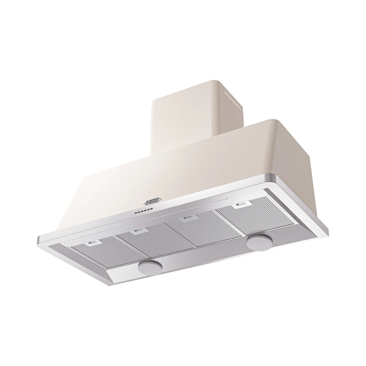 ILVE Majestic 48-Inch Wall-Mount Range Hood, 850 CFM, Antique White (UAM120AW)