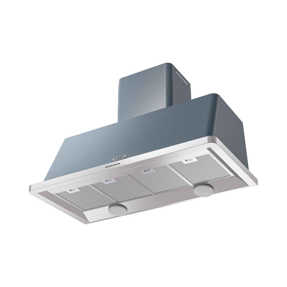 ILVE Majestic 48-Inch Wall-Mount Range Hood, 850 CFM, Blue Grey (UAM120BG)
