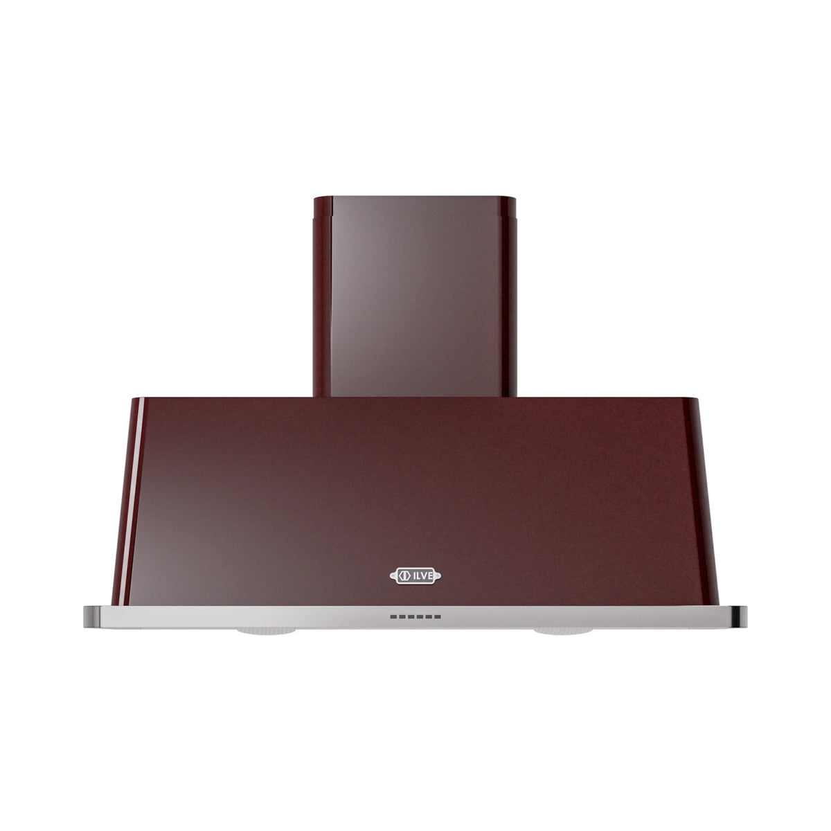 ILVE Majestic 48-Inch Wall-Mount Range Hood, 850 CFM, Burgundy (UAM120BU)