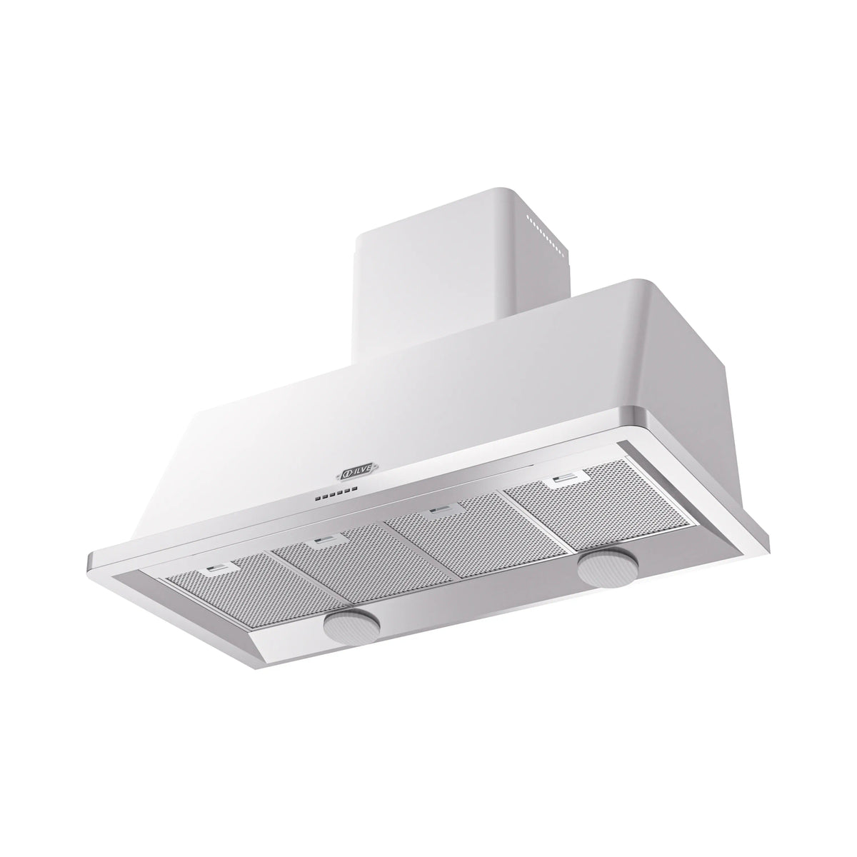 ILVE Majestic 48-Inch Wall-Mount Range Hood, 850 CFM, White (UAM120WH)