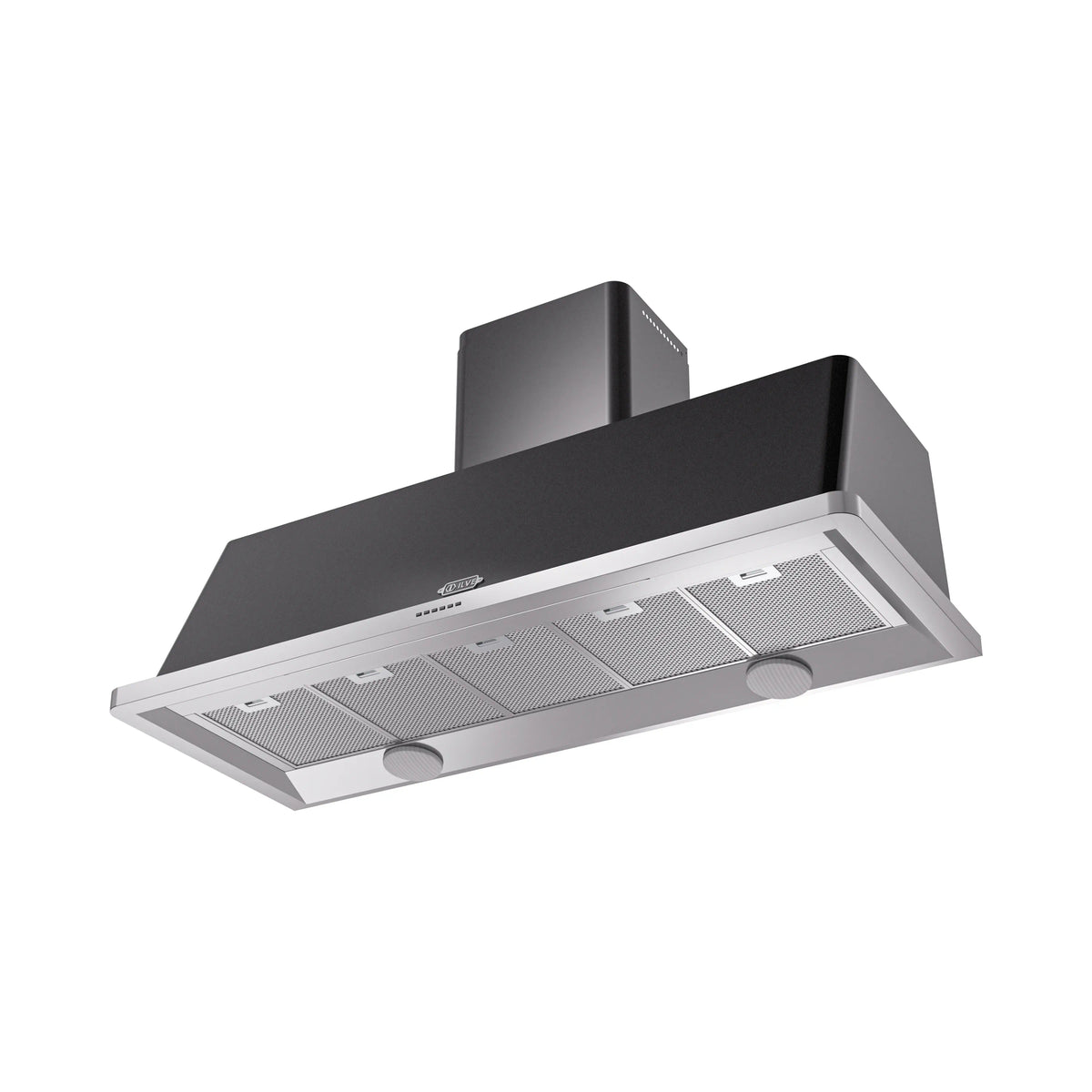 ILVE Majestic 60-Inch Wall-Mount Range Hood, 850 CFM, Glossy Black (UAM150BK)