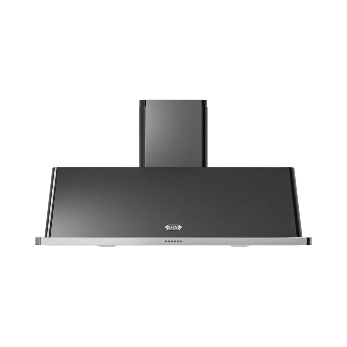 ILVE Majestic 60-Inch Wall-Mount Range Hood, 850 CFM, Glossy Black (UAM150BK)