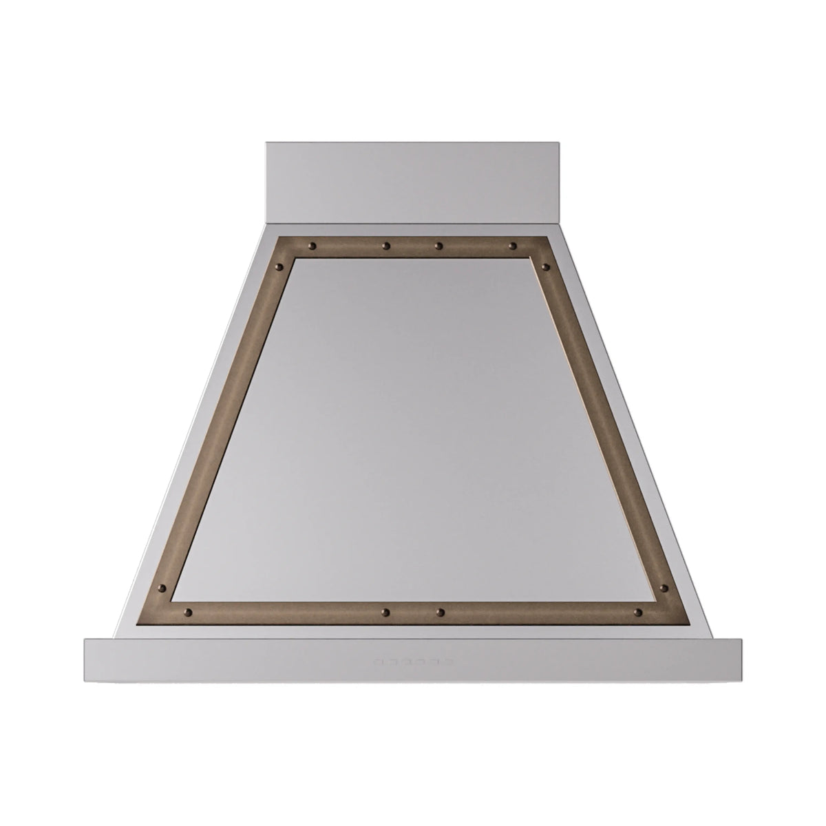ILVE Nostalgie II 30-Inch 600 CFM Wall Mounted Range Hood in Stainless Steel with Burnished Bronze Trim (UANB30SSB)