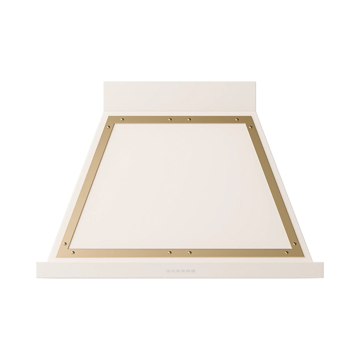 ILVE Nostalgie II 36-Inch Wall-Mount Range Hood, 600 CFM, Antique White with Brass Trim (UANB36AWG)
