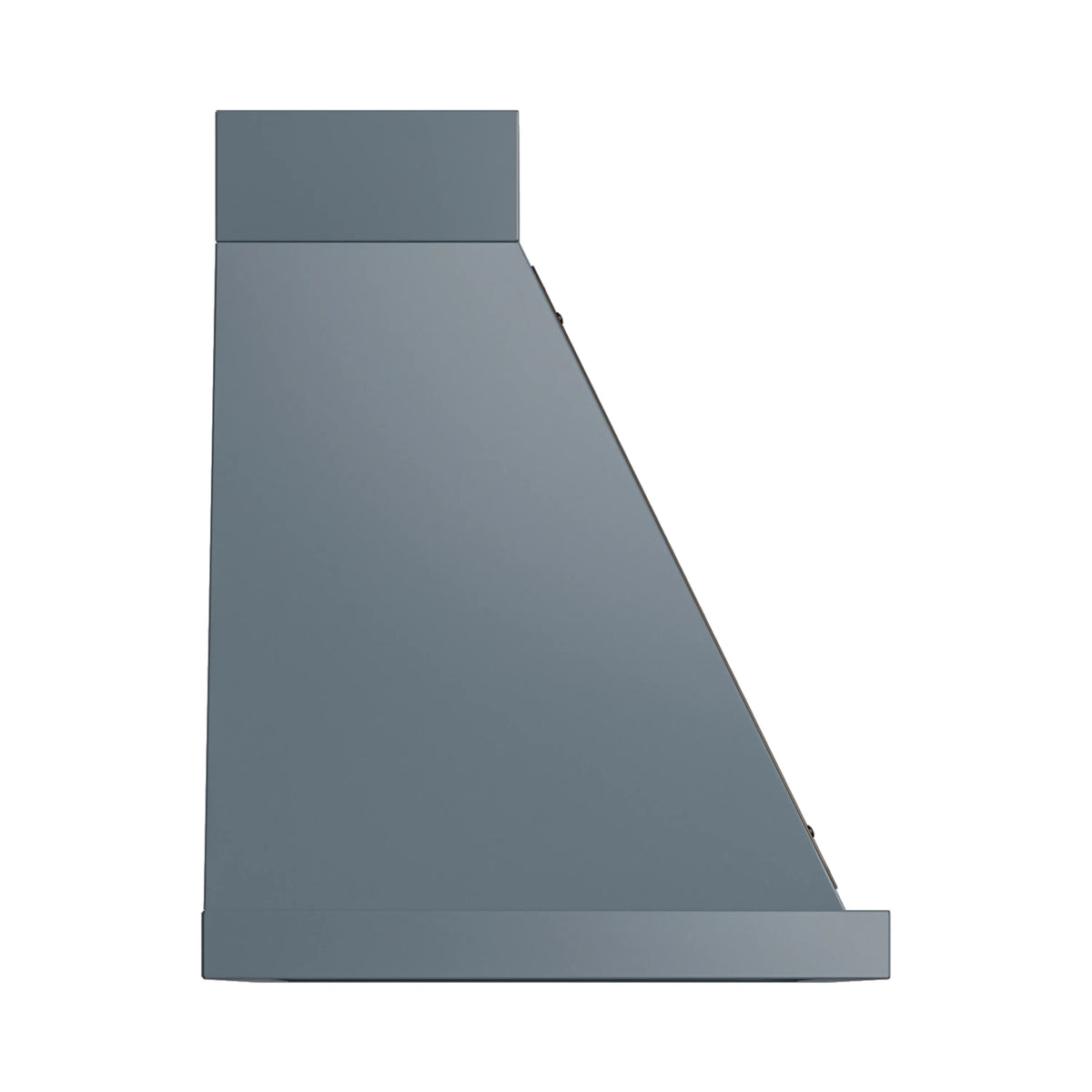 ILVE Nostalgie II 36-Inch 600 CFM Wall Mounted Ranged Hood in Blue Grey with Burnished Bronze Trim (UANB36BGB)