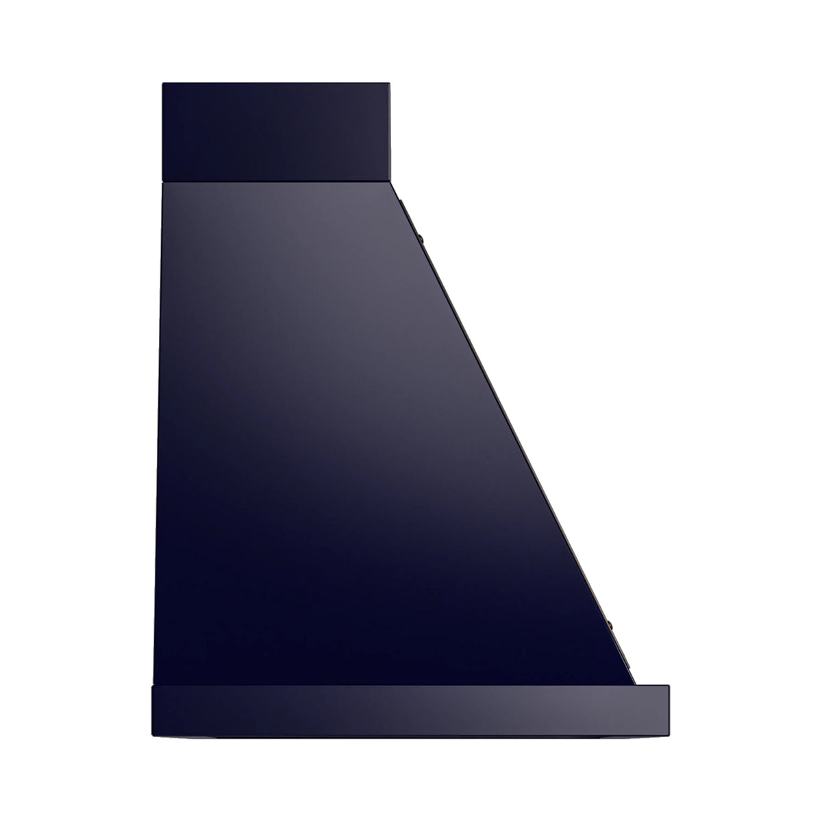 ILVE Nostalgie II 36-Inch 600 CFM Wall Mounted Range Hood in Midnight Blue with Burnished Bronze Trim (UANB36MBB)