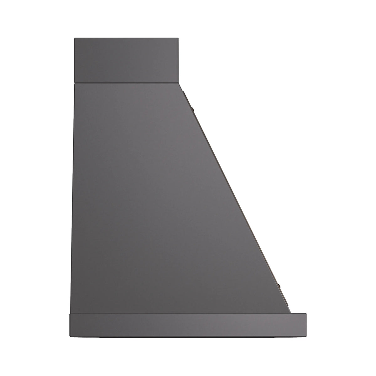 ILVE Nostalgie II 36-Inch 600 CFM Wall Mounted Range Hood in Graphite Matte with Burnished Bronze Trim (UANB36MGB)