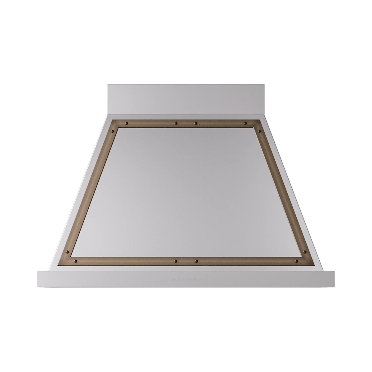 ILVE Nostalgie II 36-Inch 600 CFM Wall Mounted Range Hood in Stainless Steel with Burnished Bronze Trim (UANB36SSB)