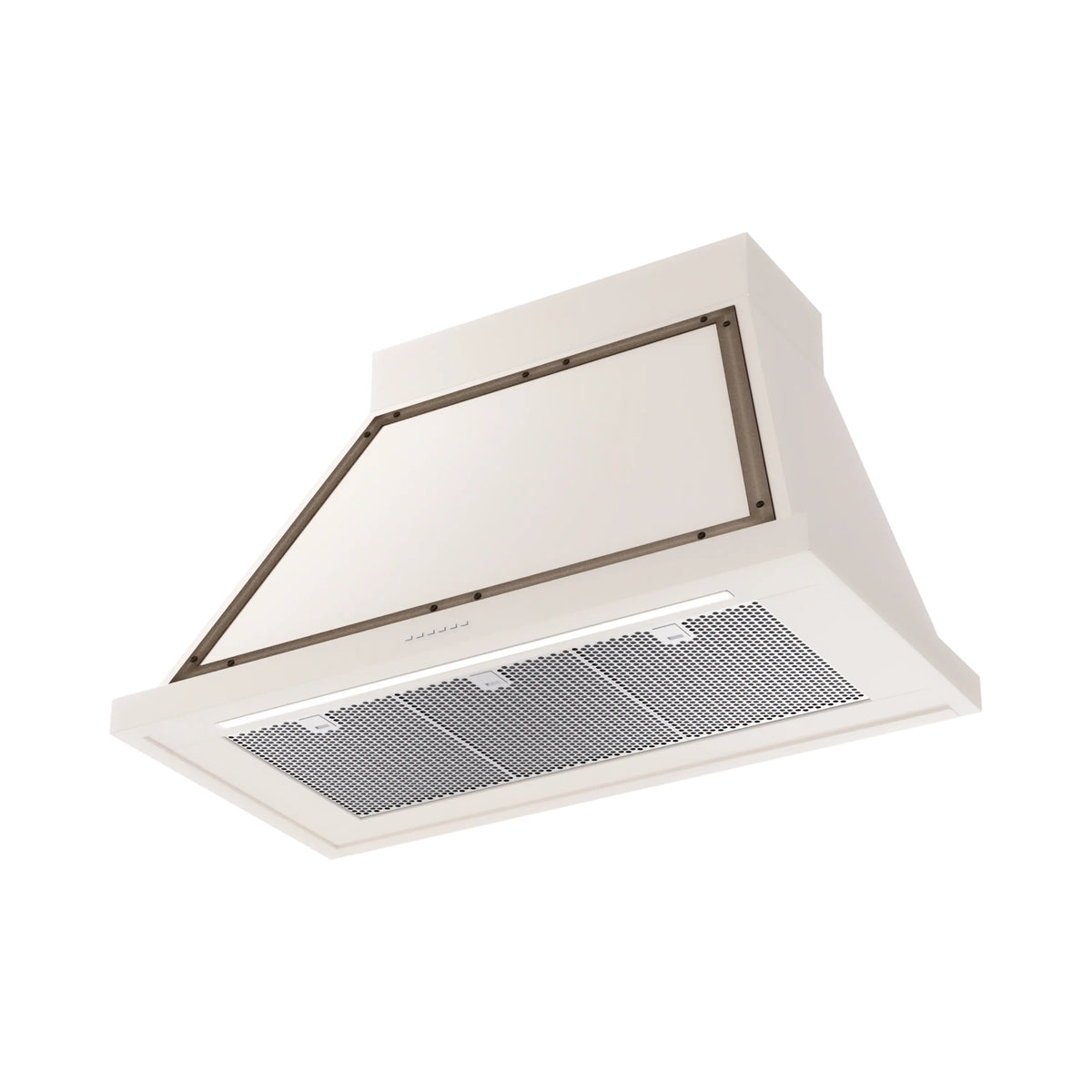 ILVE Nostalgie II 40-Inch Wall-Mount Range Hood, 600 CFM, Antique White with Burnished Bronze Trim (UANB40AWB)
