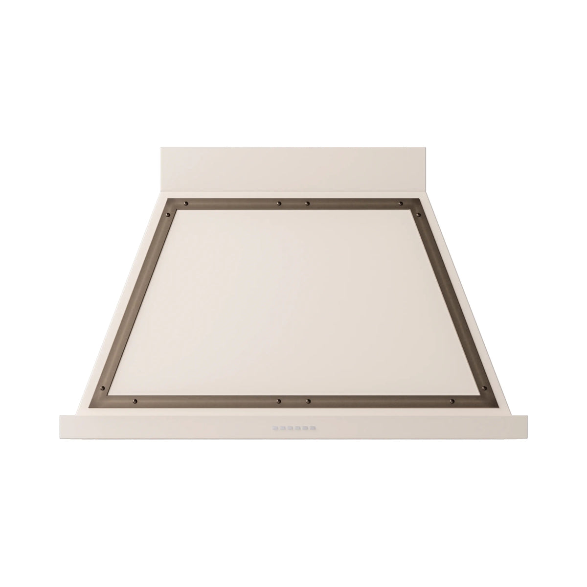ILVE Nostalgie II 48-Inch 600 CFM Wall Mounted Range Hood in Antique White with Burnished Bronze Trim (UANB48AWB)
