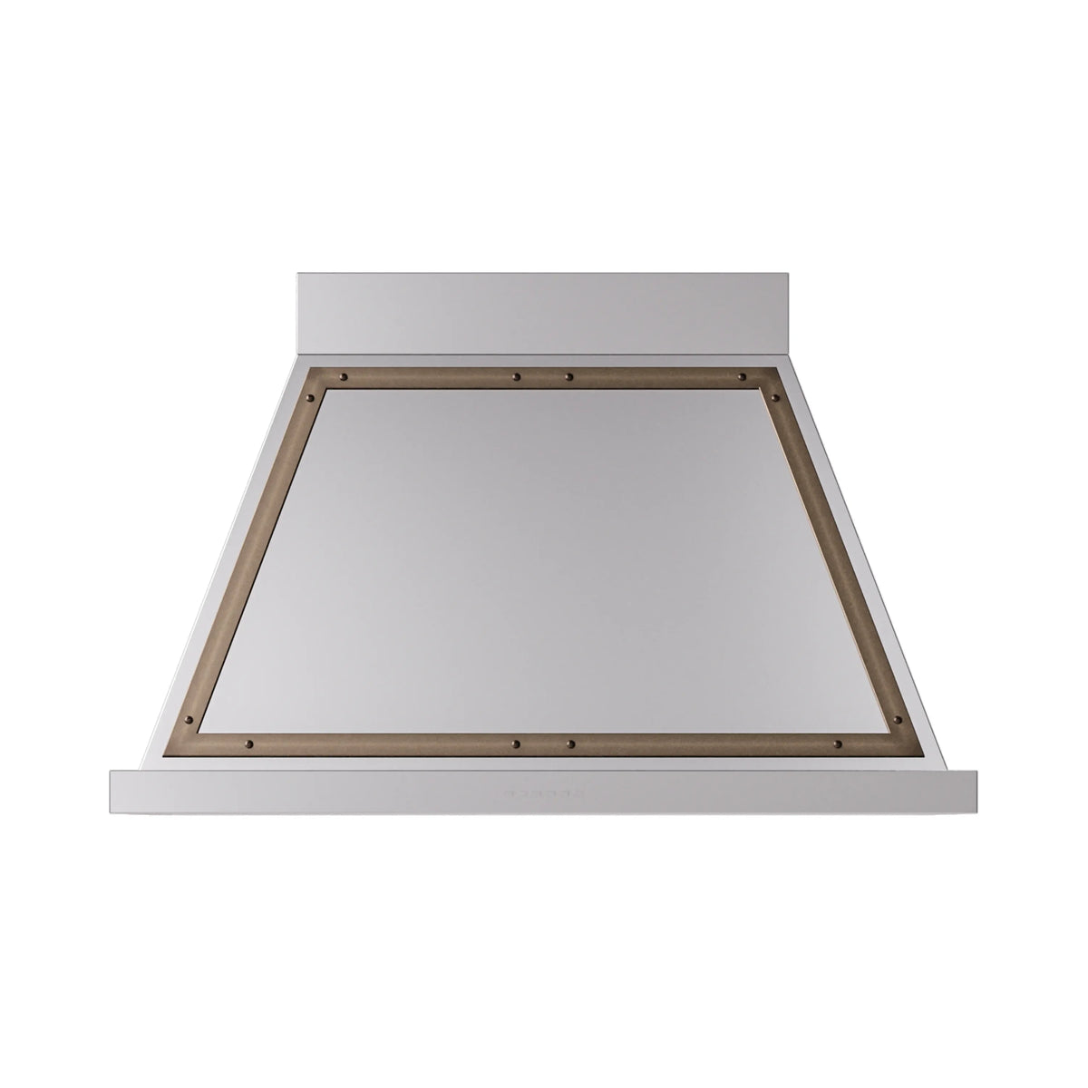 ILVE Nostalgie II 40-Inch 600 CFM Wall Mounted Range Hood in Stainless Steel with Burnished Bronze Trim (UANB40SSB)