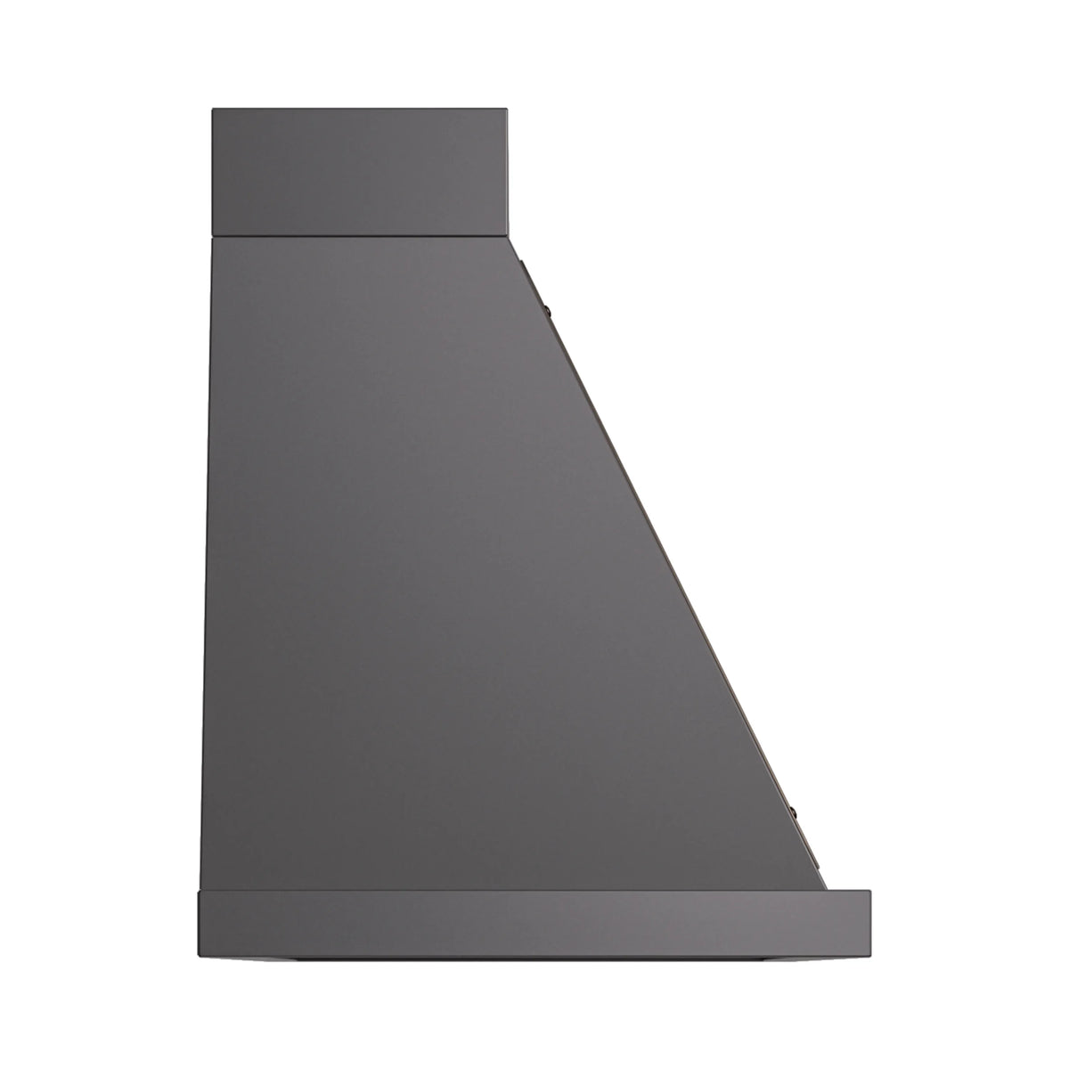 ILVE Nostalgie II 48-Inch 600 CFM Wall Mounted Range Hood in Graphite Matte with Burnished Bronze Trim (UANB48MGB)