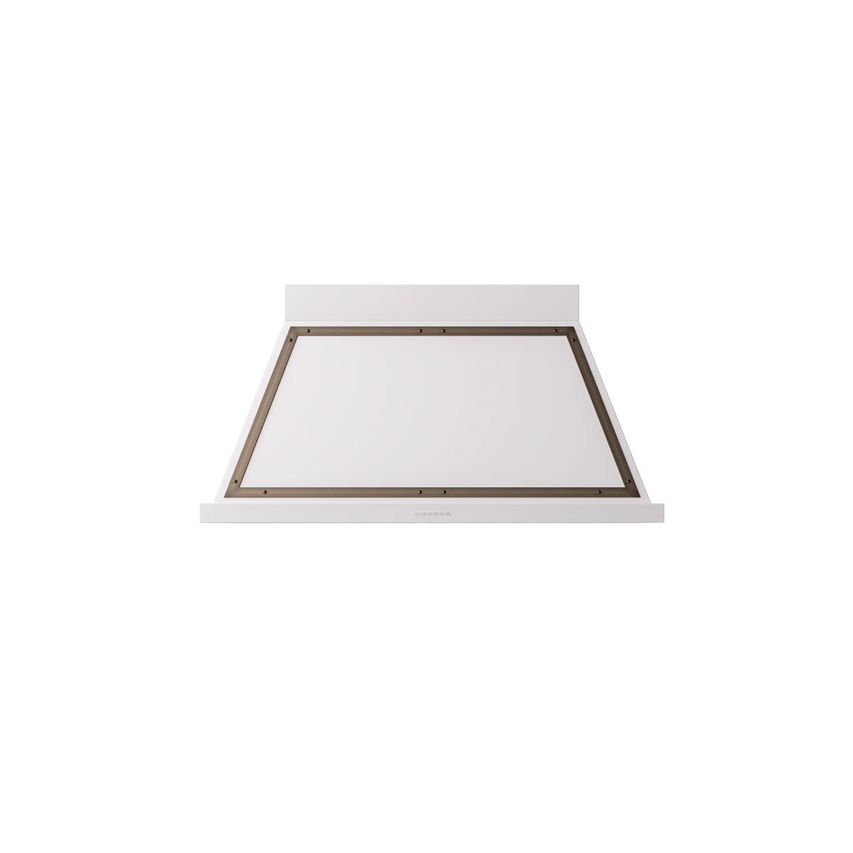 ILVE Nostalgie II 48-Inch 600 CFM Wall Mounted Range Hood in White with Burnished Bronze Trim (UANB48WHB)