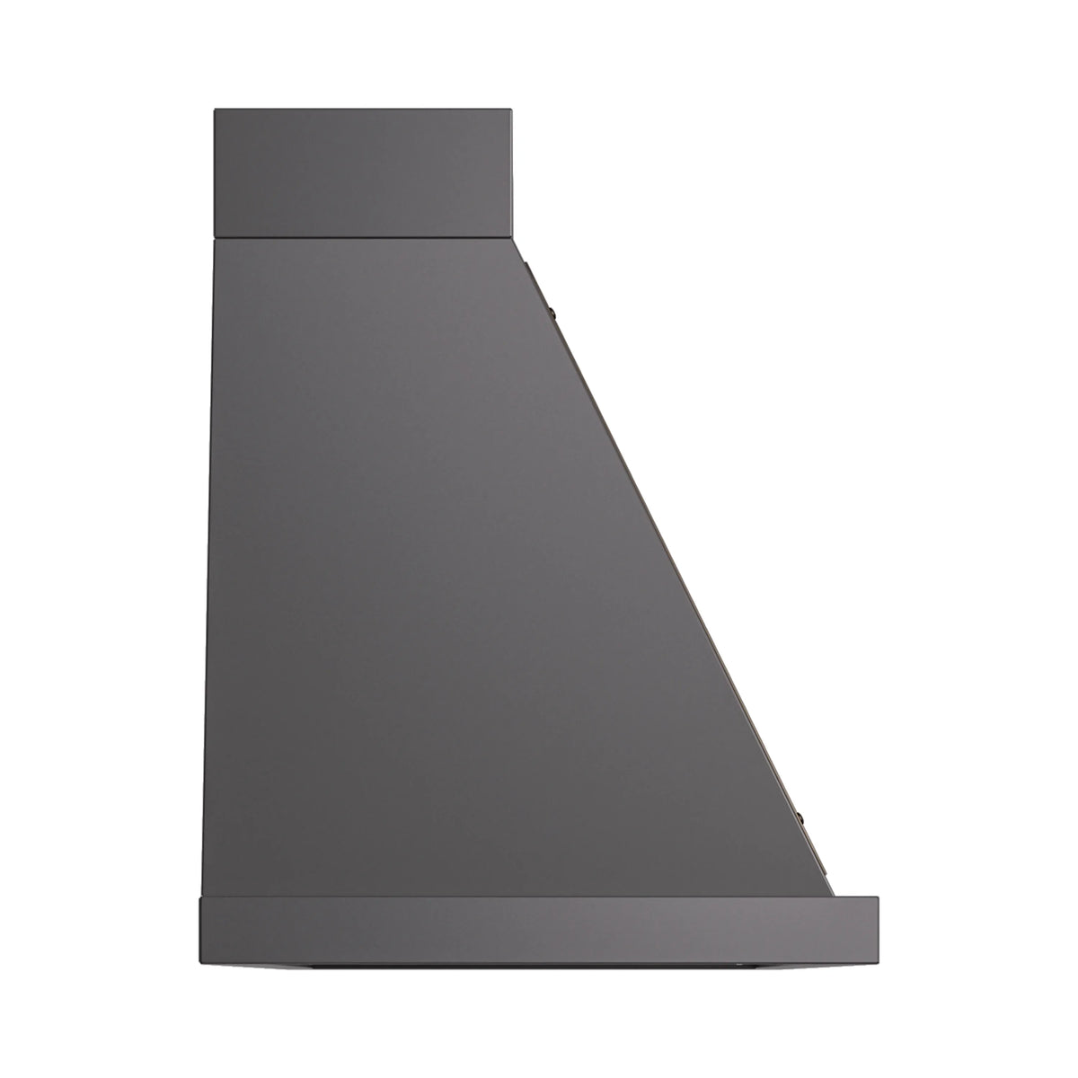 ILVE Nostalgie II 60-Inch 600 CFM Wall Mounted Range Hood in Graphite Matte with Burnished Bronze Trim (UANB60MGB)