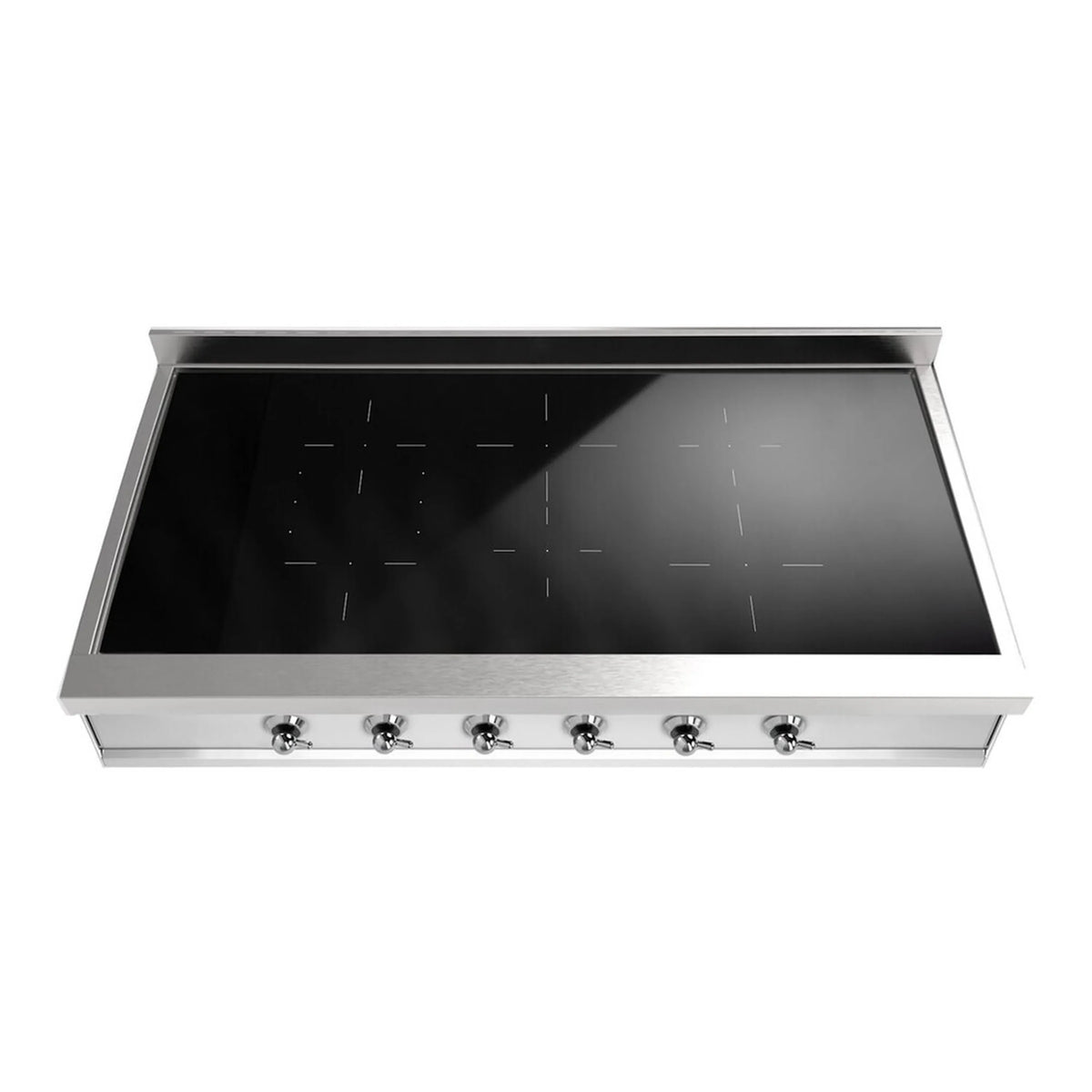 ILVE Nostalgie II 48-Inch Built-In Induction Rangetop, 6 Elements, Stainless Steel (UHCPI486NSSC)
