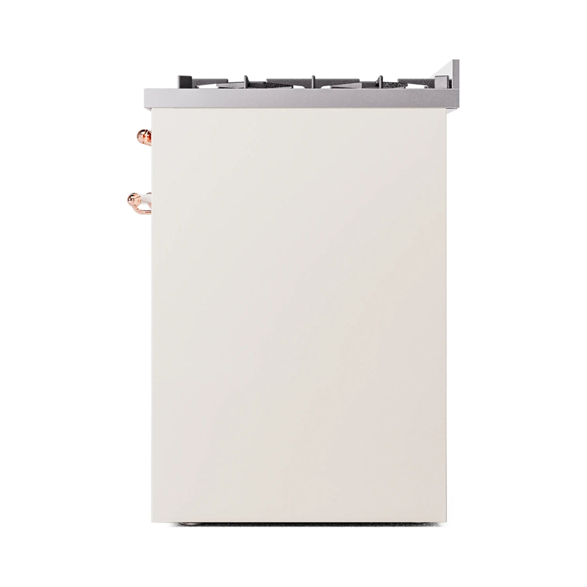 ILVE Nostalgie II 30-Inch Dual Fuel Freestanding Range in Antique White with Copper Trim (UP30NMPAWPLP)