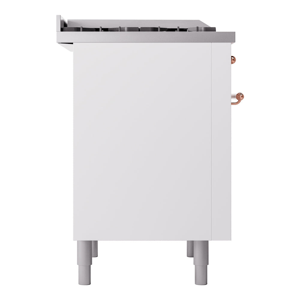 ILVE Nostalgie II 36-Inch Freestanding Natural Gas Dual Fuel Range in Custom RAL with Copper Trim (UP36FNMPRAP)