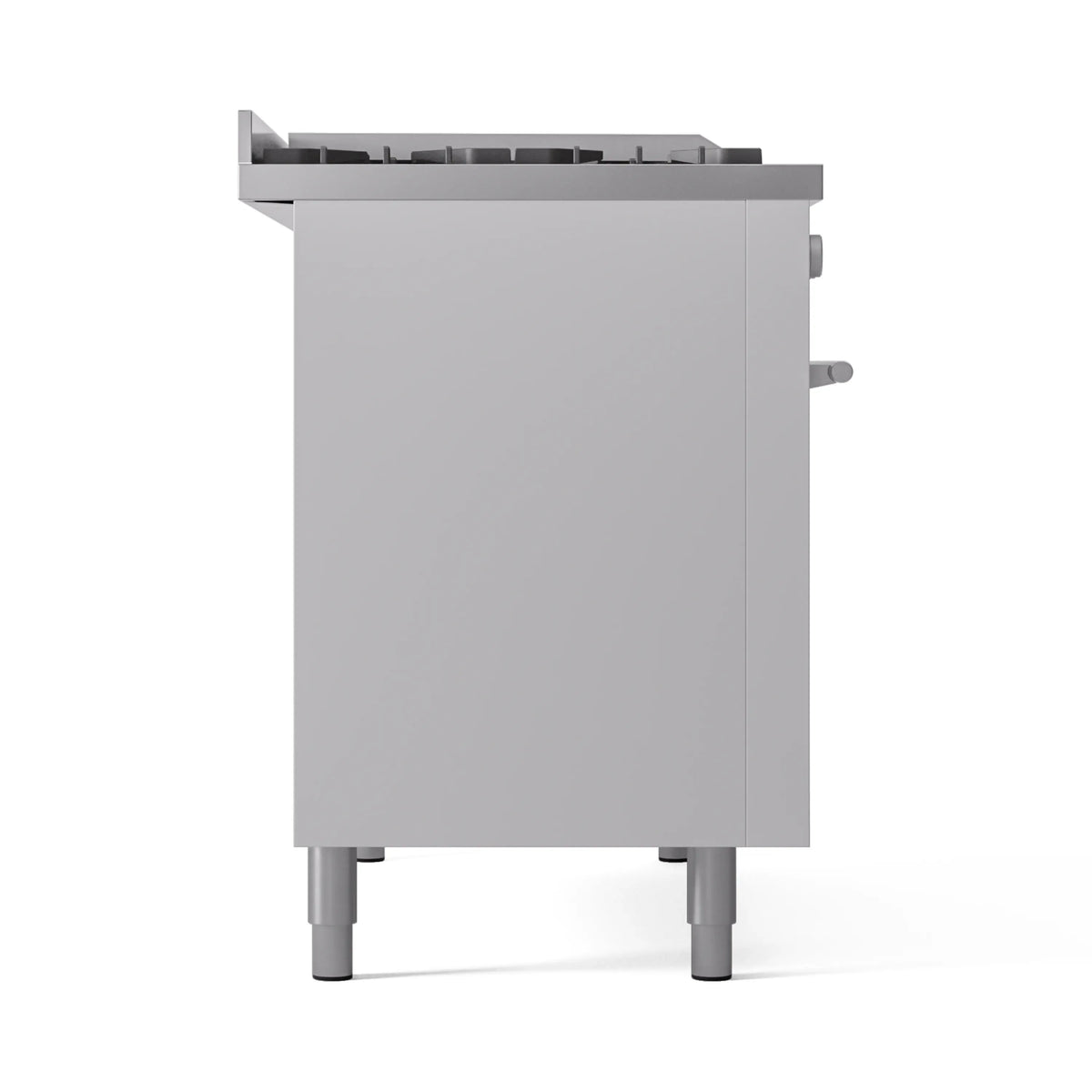 ILVE Professional Plus II 48-inch Propane Gas Dual Fuel Range with 5 Burners, Griddle, & French Top with Triple Glass Door Oven in White (UP48FSWMPWHLP)