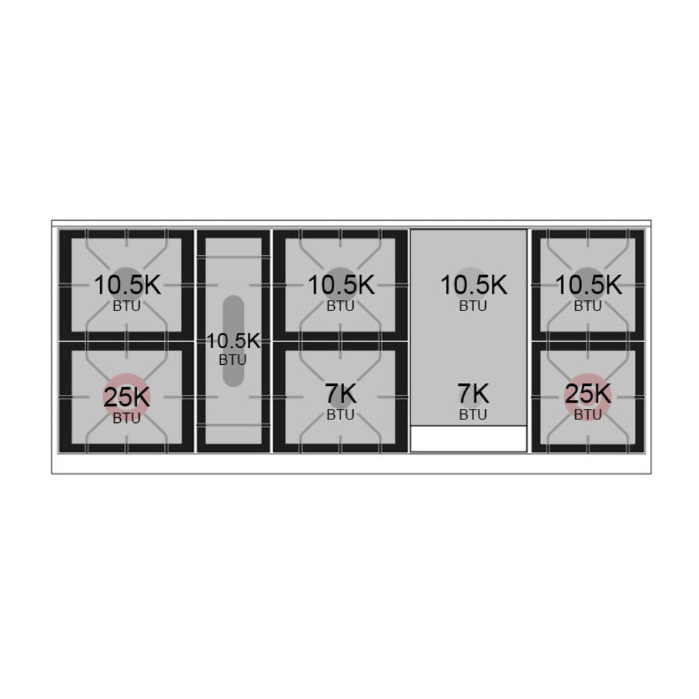 ILVE Nostalgie II 60-Inch Dual Fuel Freestanding Range in Blue Grey with Chrome Trim (UP60FNMPBGCLP)