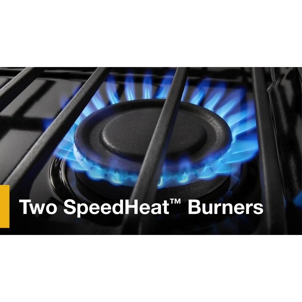 Whirlpool WEG515S0LB 5.0 Cu. Ft. Gas Range with Frozen Bake™ Technology Black