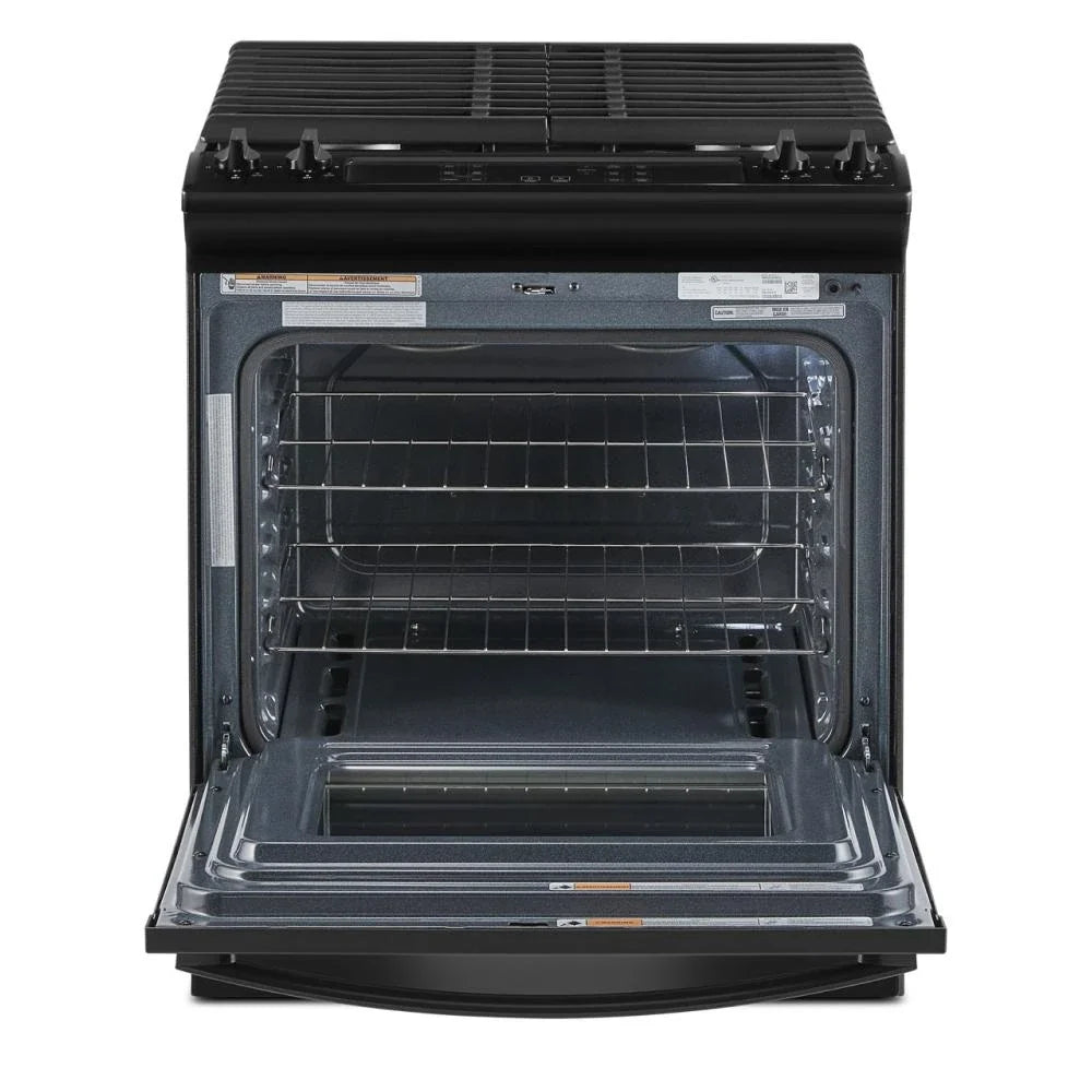 Whirlpool WEG515S0LB 5.0 Cu. Ft. Gas Range with Frozen Bake™ Technology Black