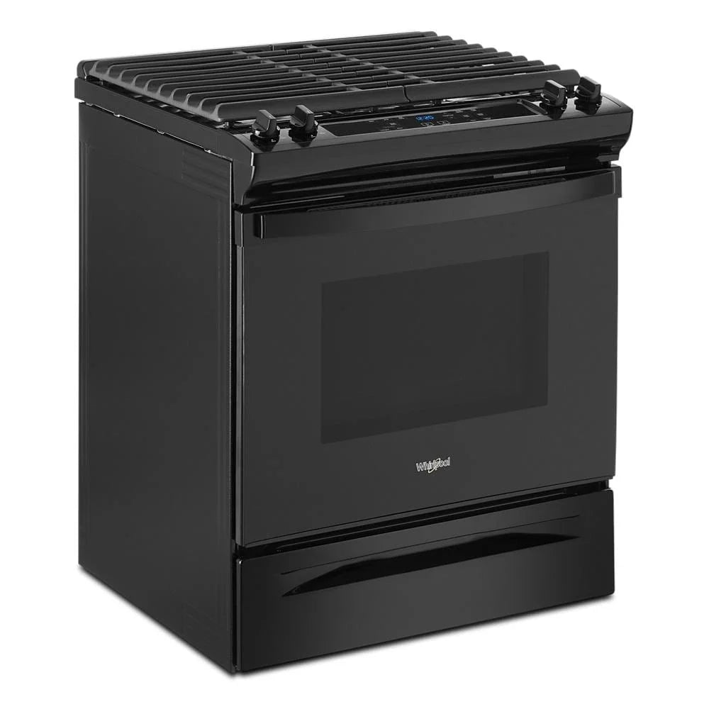 Whirlpool WEG515S0LB 5.0 Cu. Ft. Gas Range with Frozen Bake™ Technology Black