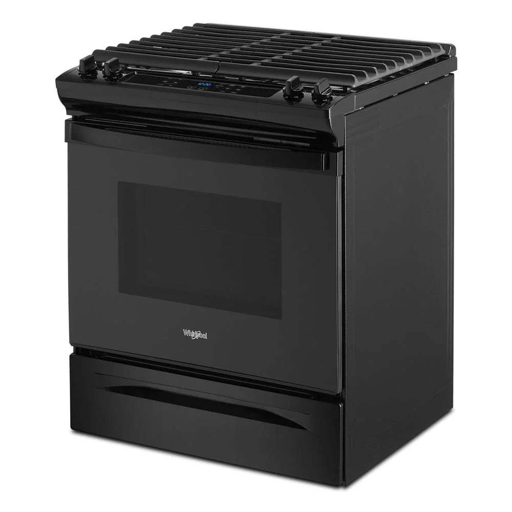 Whirlpool WEG515S0LB 5.0 Cu. Ft. Gas Range with Frozen Bake™ Technology Black