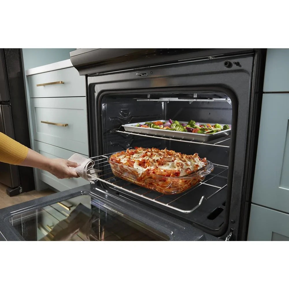 Whirlpool WEG515S0LB 5.0 Cu. Ft. Gas Range with Frozen Bake™ Technology Black