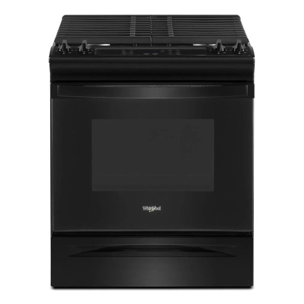 Whirlpool WEG515S0LB 5.0 Cu. Ft. Gas Range with Frozen Bake™ Technology Black
