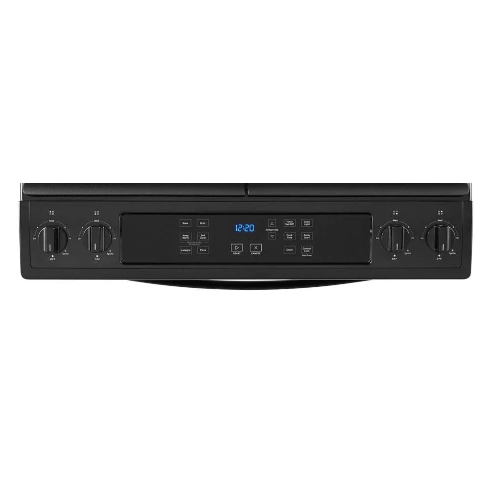 Whirlpool WEG515S0LB 5.0 Cu. Ft. Gas Range with Frozen Bake™ Technology Black