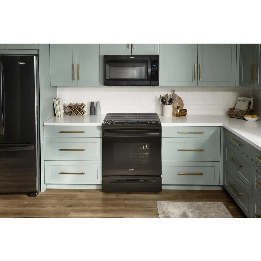 Whirlpool WEG515S0LB 5.0 Cu. Ft. Gas Range with Frozen Bake™ Technology Black