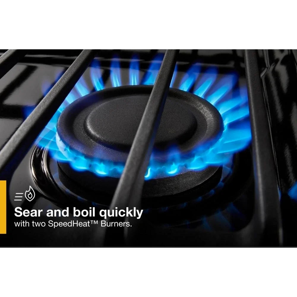 Whirlpool WEG515S0LB 5.0 Cu. Ft. Gas Range with Frozen Bake™ Technology Black