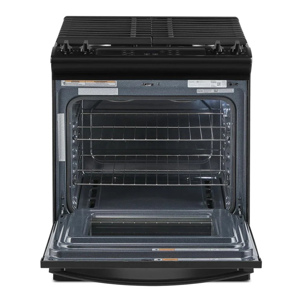 Whirlpool WEG515S0LB 5.0 Cu. Ft. Gas Range with Frozen Bake™ Technology Black