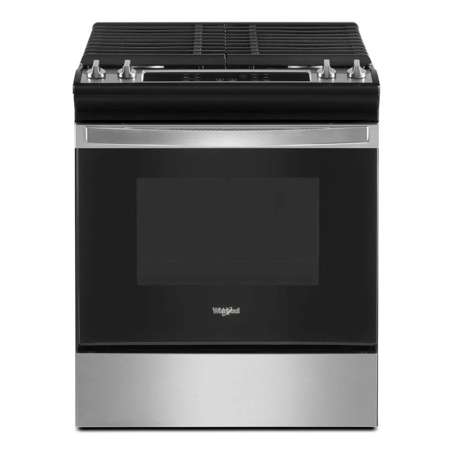 WEG515S0LS 5.0 Cu. Ft. Whirlpool® Gas Range with Frozen Bake™ Technology Stainless Steel