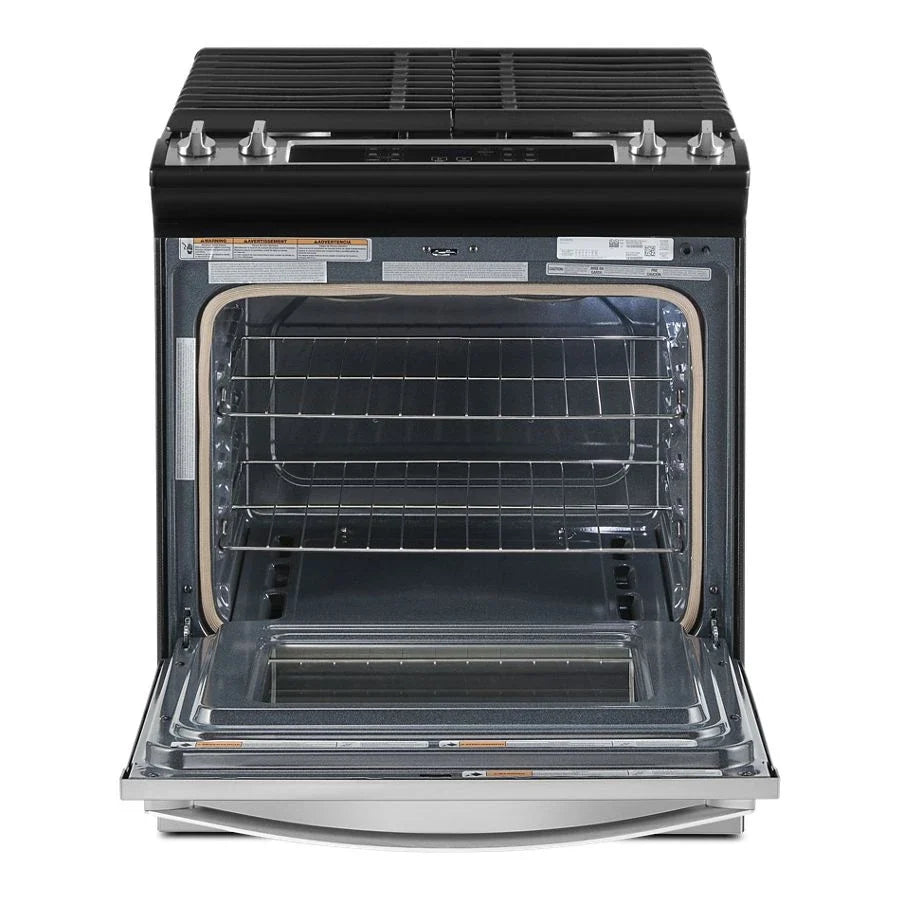 WEG515S0LS 5.0 Cu. Ft. Whirlpool® Gas Range with Frozen Bake™ Technology Stainless Steel