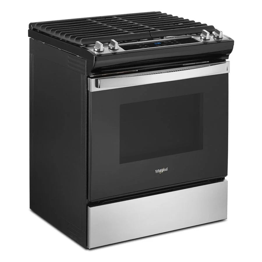 WEG515S0LS 5.0 Cu. Ft. Whirlpool® Gas Range with Frozen Bake™ Technology Stainless Steel