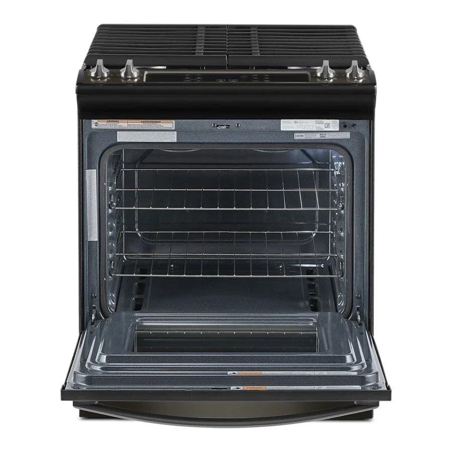Whirlpool WEG515S0LV 5.0 Cu. Ft. Gas Range with Frozen Bake™ Technology Black Stainless